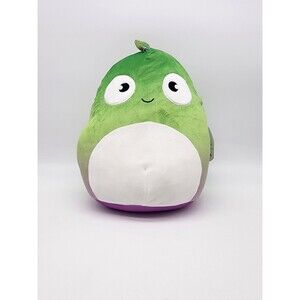 Squishmallow Kellytoy Plush Denton the Chameleon 12" Green Backpack Series 2